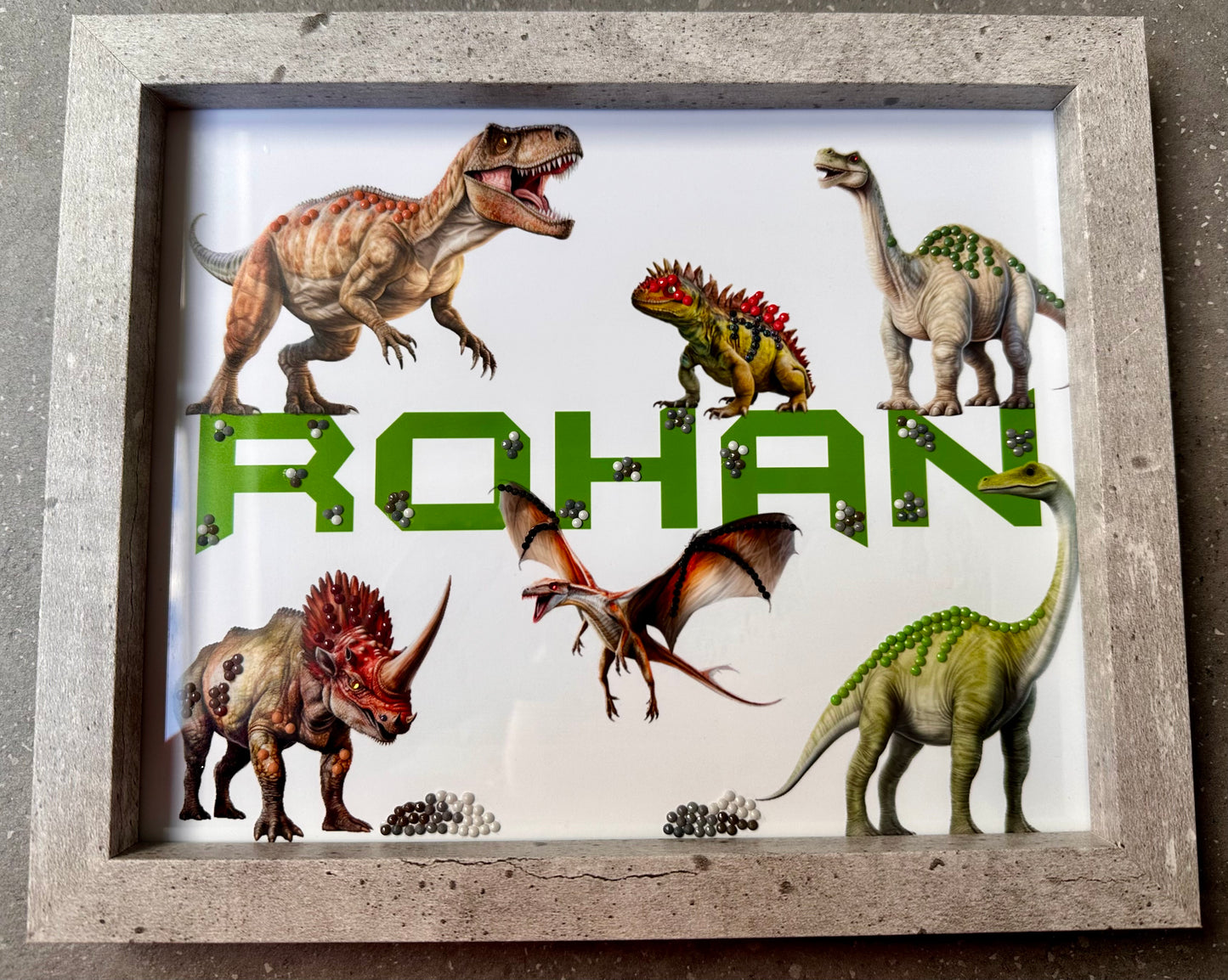 Personalised Dinosaur Print