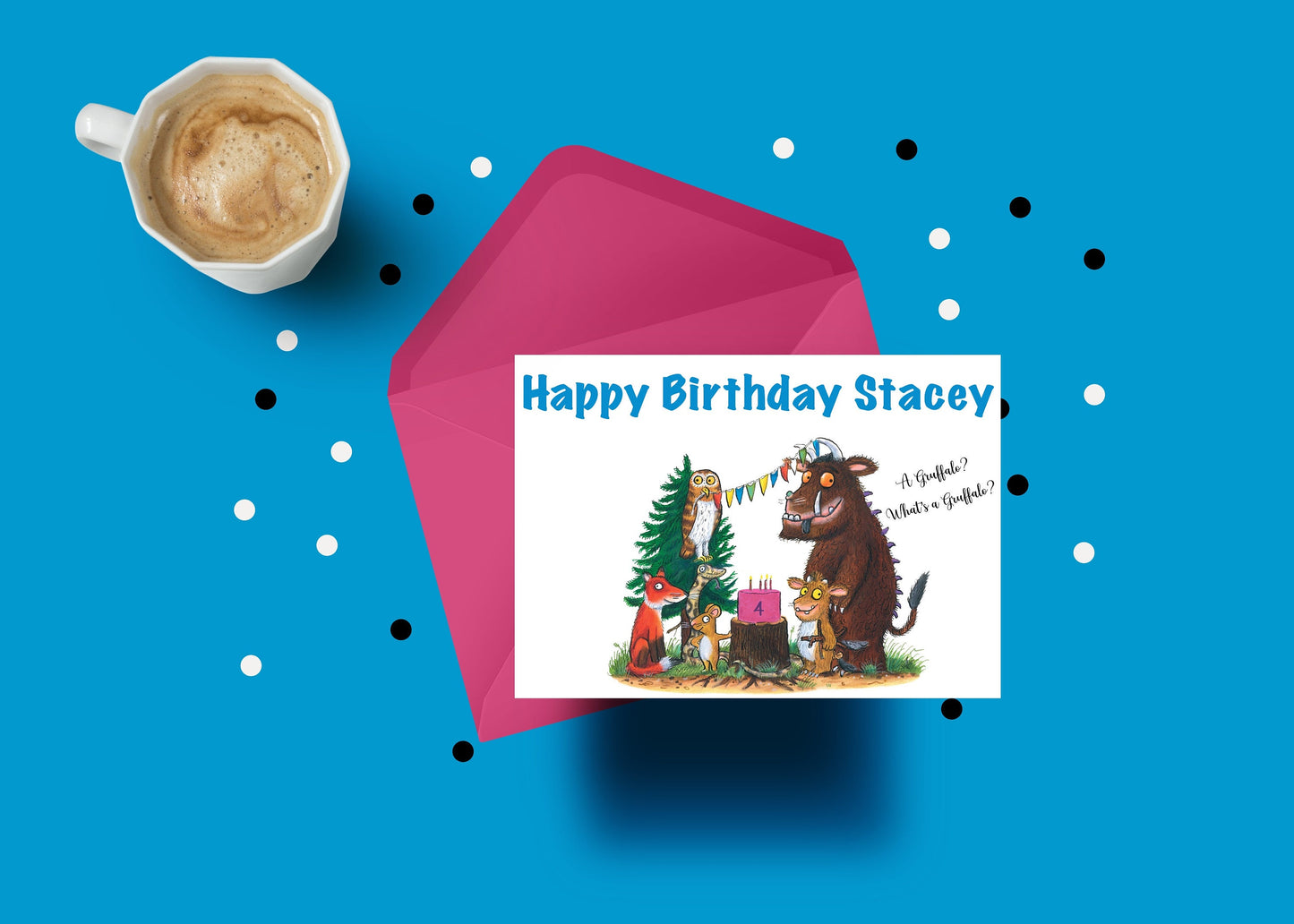 Personalised Gruffalo Inspired Birthday Card