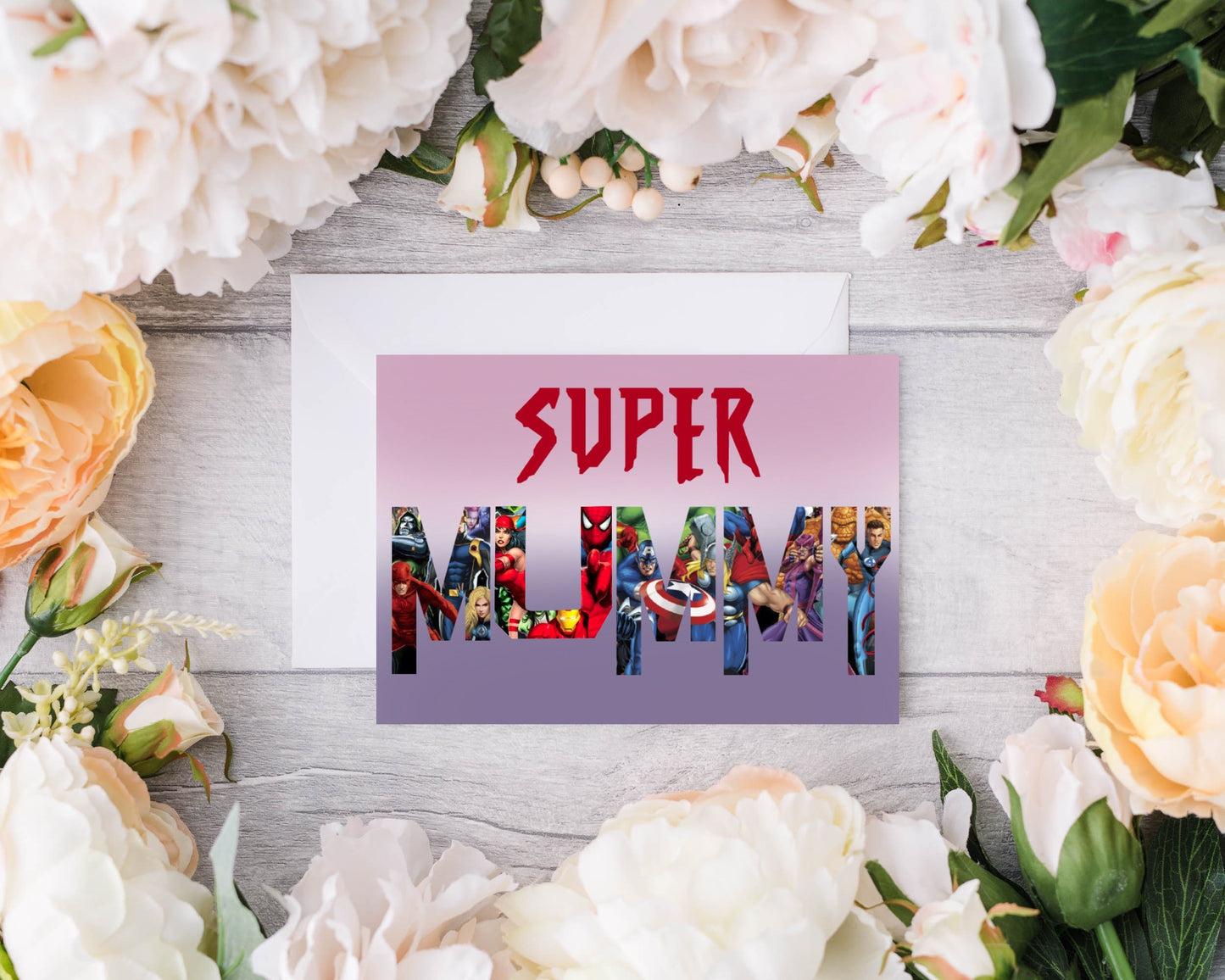 Super Mom/Mommy/Mum/Mummy Mother’s Day / Birthday Card