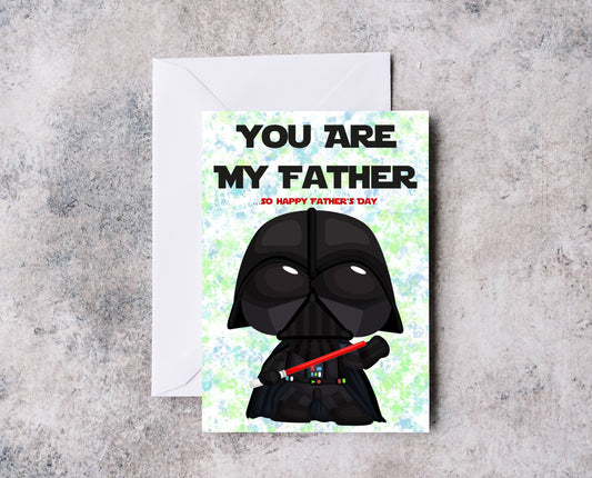 Darth Vader Inspired Father’s Day Card