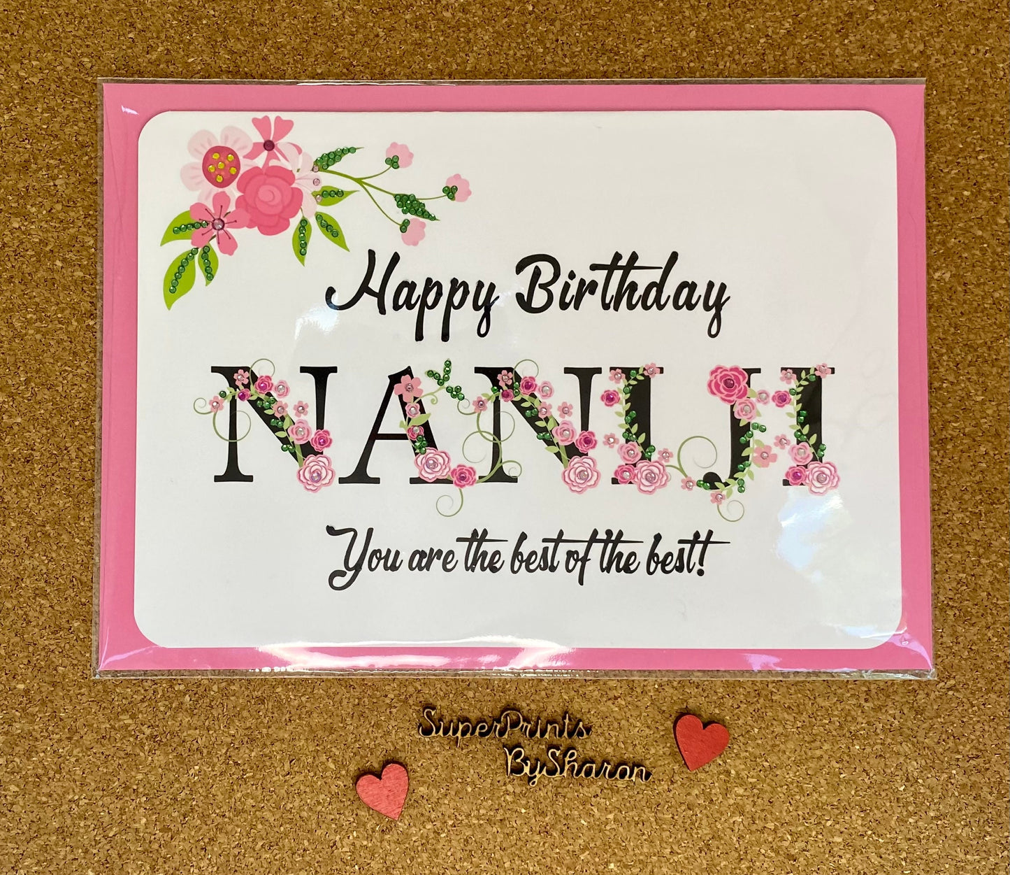 Personalised Floral Birthday Card - Nani Ji