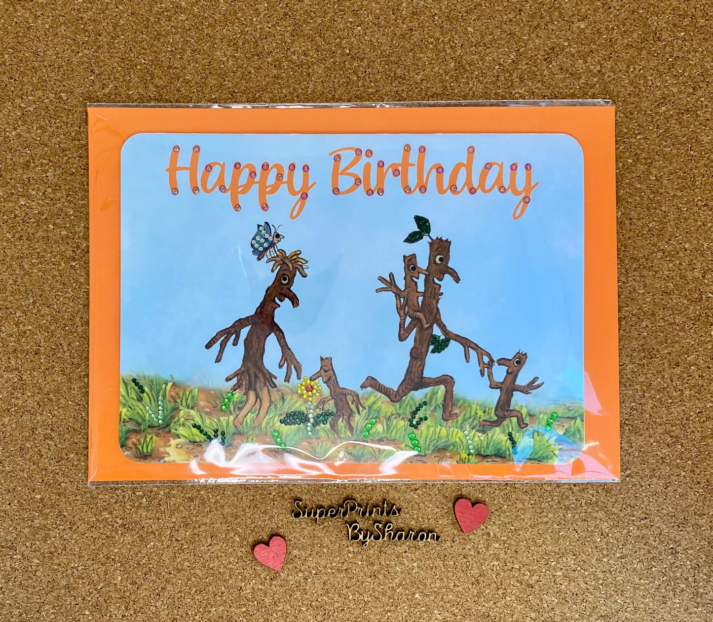 Personalised Stick Man Inspired Birthday Card