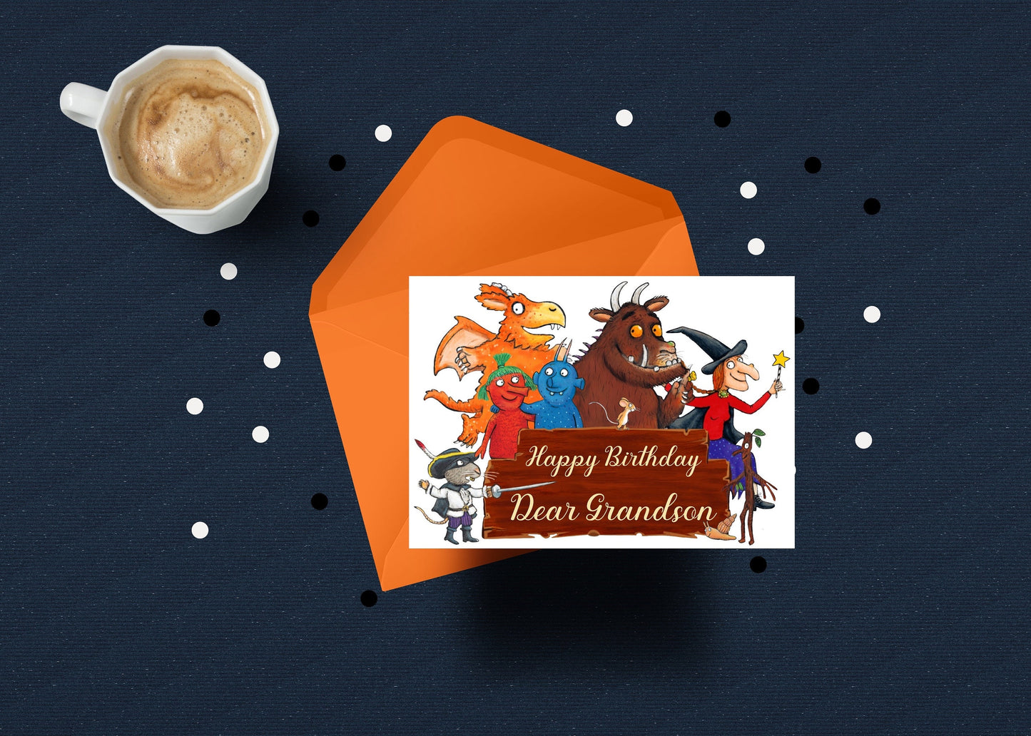 Personalised Gruffalo and Friends Inspired Birthday Card