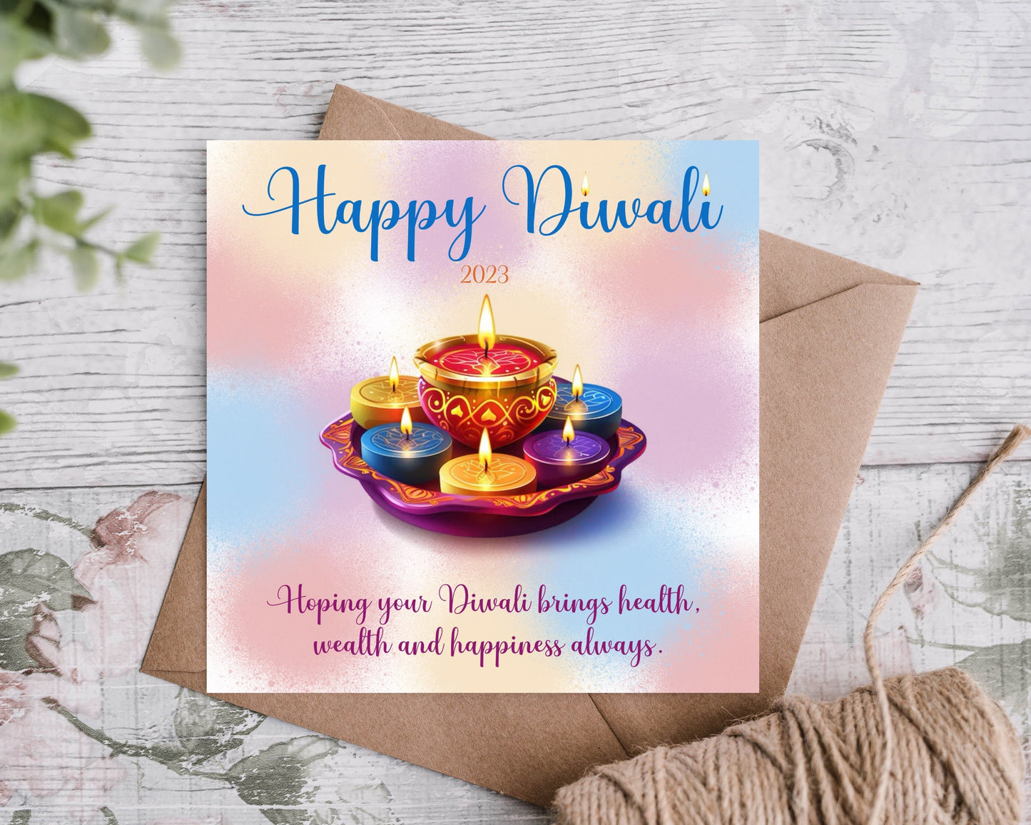 Personalised Diwali Card