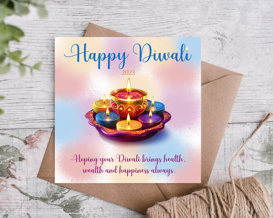 Personalised Diwali Card