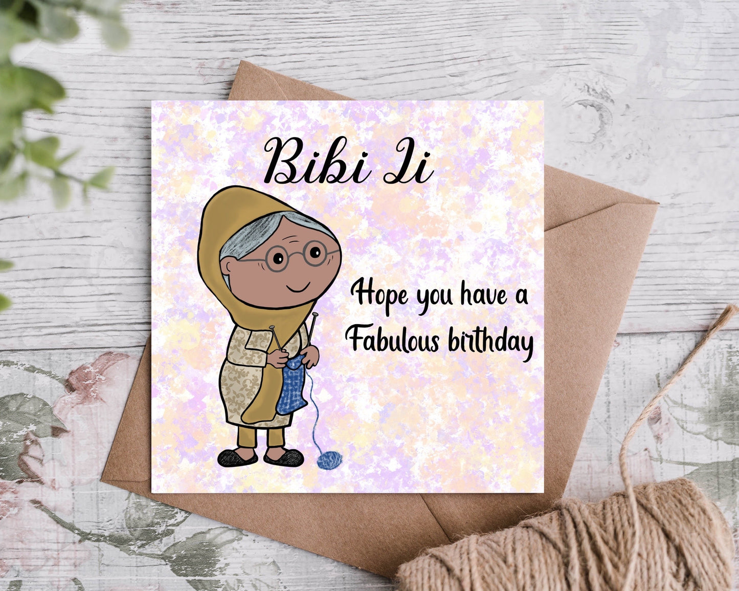 Birthday Card For Bibi Ji